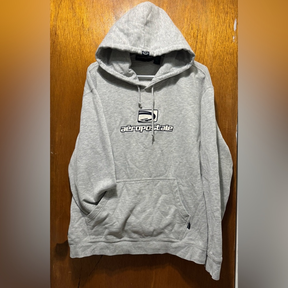 Aeropostale Hoddie Men's Size XL Gray Long Sleeve